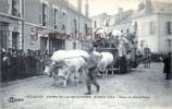 (45) Orléans - La Fête De La Mi Carême 19 Mars 1914 - Char Du Boeuf Gras - 2 SCANS - Orleans