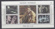 Sweden 1983 Music M/s ** Mnh (26182K) - Blocks & Sheetlets