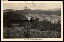ALTE POSTKARTE WALDHOF BEI FISCHBECK WESER 1916 Hessisch Oldendorf Niedersachsen Ansichtskarte AK Cpa Postcard - Hessisch-Oldendorf