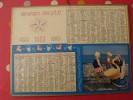 Almanach Des PTT. Mayenne Laval. Calendrier Poste, Postes Télégraphes.1963. Enfants à La Plage - Grand Format : 1961-70