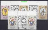 Falkland Islands Dependencies 1981 Royal Wedding 3v Gutter (margin) ** Mnh (26191) - South Georgia
