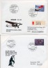 1981 - Suisse - PRO AERO - 50eme Anniversaire De La SWISSAIR. Collector Complet 5 Cartes - Andere & Zonder Classificatie