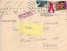 1994 - Lettre (240x165) Des USA Pour Toulon - Retour à L'envoyeur - Timbres De Elvis Presley, Harriet Kimby Et AIDS - Postal History