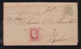 Brazil Brasil 1887 Cover 80R + 20R FEIRA To BAHIA - Lettres & Documents