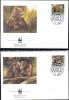 4 Enveloppes PJ Du 01.02.1988 -n° 2141/44 - Ours   -  Yougoslavie - FDC