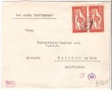 CARTA CIRCULADA DE PORTUGAL PARA A ALEMANHA COM CENSURA NAZI - Storia Postale