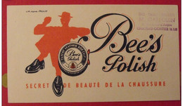 Buvard Bee's Polish; Cirage. Vers 1950 - Zapatos
