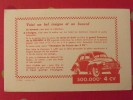 Buvard Renault 4 CV. Concours 500000° 4 CV. Vers 1950 - Transports