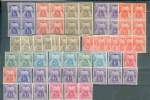 FRANCE TAXE 1943-46 LOT 62 TIMBRES N** TB COTE IMPORTANTE DONT BLOC DE 4  PLUS DE 300 EUROS - 1859-1959 Mint/hinged