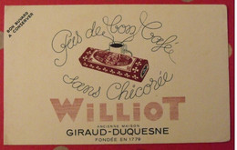 Buvard Chicorée Williot. Vers 1950 - Coffee & Tea