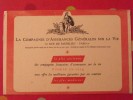 Buvard Compagnie D'assurances Générales Sur La Vie. Vers 1950 - Banque & Assurance