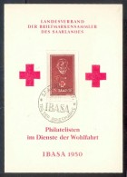 Saar 292 SONDERKARTE  Gest. Luxusbriefstück (E7416 - Autres & Non Classés