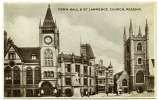 READING : TOWN HALL AND ST LAWRENCE CHURCH - Reading