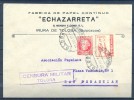 1937 , GUERRA CIVIL , GUIPÚZCOA , SOBRE CIRCULADO ENTRE TOLOSA Y SAN SEBASTIAN , CENSURA MILITAR DE TOLOSA - Storia Postale