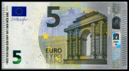 5 EURO "VA" SPAIN Firma DRAGHI V005 - 5 Euro