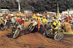 04435 "MOTOCROSS - ROBERT (33) - RAHIER (35) - MOISSEV (38) " CART. POST. ILL. ORIG. NON SPEDITA. - Sport Moto