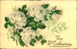 N°951 OOO 316 VIVE SAINTE CATHERINE  ROSES BLANCHES MEISYNER 96 - Santa Catalina