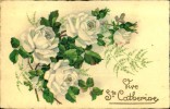 N°951 OOO 316 VIVE SAINTE CATHERINE  ROSES BLANCHES MEISYNER 96 - Saint-Catherine's Day