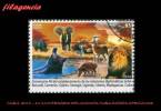 USADOS. CUBA. 2014-35 40 ANIVERSARIO DE LAS RELACIONES DIPLOMÁTICAS ENTRE CUBA & PAÍSES AFRICANOS. FAUNA - Used Stamps