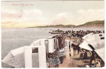 Strand Wijk Aan Zee -  Mobiele Badhokjes, Strand, Paard, Zeegezicht -  (1907) -  Noord-Holland/Nederland - Wijk Aan Zee