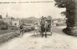 DARENY  Rue De La Gare Route De Bains à Plombières Diligence - Darney