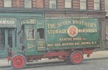 FOURGON PACKARD 4 CYLINDRES THE 7 SANTINI BROTHERS 1920 - Trucks, Vans &  Lorries