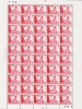 1968. GRUNDTVIGSKIRKE-teststamp In The Unusual Testcolour Red. Very Rare Complete Sheet... (Michel: ) - JF180616 - Prove E Ristampe
