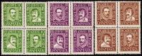 1924. 300th Anniversary Of The Post Office. Complete Set Of 12 In 3 Blocks Of 4. Scarce... (Michel: 131-142 Bl.) - JF180 - Prove E Ristampe