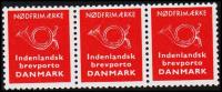 1963. NØDFRIMÆRKE. Indenlandsk Brevporto DANMARK. 3-strip. (Michel: ) - JF180658 - Prove E Ristampe