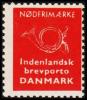 1963. NØDFRIMÆRKE. Indenlandsk Brevporto DANMARK.  (Michel: ) - JF180655 - Prove E Ristampe