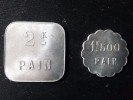 JETONS DE PAIN (2 Kg ET 1,500 Kg) COOPERATIVE THAON - Monedas / De Necesidad