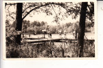 0-1303 FINOWFURT, Strandbad, 1958, Photo-AK, Brfm. Entfernt - Finowfurt