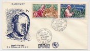 DAHOMEY => 2 Enveloppes FDC => S.S. PAUL VI - Appel En Faveur De La Paix - Cotonou - 22 Aout 1966 - Papes