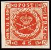 1924. Official Reprint. Dotted Spandrels. 4 Sk. Brown. (Michel: 4 ND) - JF180730 - Prove E Ristampe