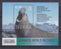 South Georgia 2002 Guinness World Records / Largest Bull Elephant Seal M/s ** Mnh (26203F) - Géorgie Du Sud