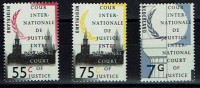 Niederlande Nederland - Dienstmarken - Internationaler Gerichtshof - 1989 - MiNr  44-46 - Dienstmarken