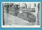 CPA - PARIS INONDE Janvier 1910 Tramway Passant Quai De Passy - Trasporto Pubblico Stradale