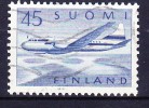 FINLANDE POSTE AERIENNE 1958-59 YT N° PA 6 Obl. - Gebraucht