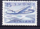 FINLANDE POSTE AERIENNE 1958-59 YT N° PA 6 Obl. - Oblitérés