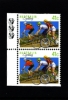 AUSTRALIA -  1990  41c.  CYCLING  PAIR EX BOOKLET  3 KOALAS  REPRINT  MINT NH - Prove & Ristampe