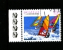 AUSTRALIA -  1995  10c.  SAILBOARDING  4 KOALAS  REPRINT  FINE USED - Prove & Ristampe