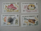 1962   POLYNESIE    P 18/21  * *  POISSONS - Ungebraucht