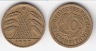 **** ALLEMAGNE - GERMANY - 10 RENTENPFENNIG 1923 D - WEIMAR REPUBLIC **** EN ACHAT IMMEDIAT - 10 Renten- & 10 Reichspfennig