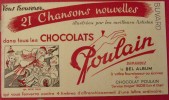 Buvard Chocolat Poulain. Album D'images Chansons De France. Blois. Vers 1950 - Cacao