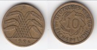 **** ALLEMAGNE - GERMANY - 10 REICHSPFENNIG 1926 G - WEIMAR REPUBLIC **** EN ACHAT IMMEDIAT - 10 Rentenpfennig & 10 Reichspfennig