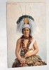 Carte Postale Ancienne : SAMOA : SAMOAN GIRL, Top Less, "Samoan Warrior" - Samoa