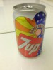 Vietnam Viet Nam Pepsi 7 Up 330ml Can - Vintage Design In 2015 / Opened By 2 Holes - Cans