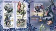 Mozambico 2012, Bats Extinct, 4val In BF +BF - Bats