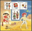 INDIA 2010 CHILDRENS DAY WOODEN TOYS DOLLS KITES TOPS M/SHEET MNH - Unused Stamps