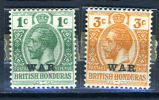 1917 - BRITISH HONDURAS (BELIZE) - Catg. Mi. 80/81 -  NH - (T15112015..) - Honduras Britannique (...-1970)